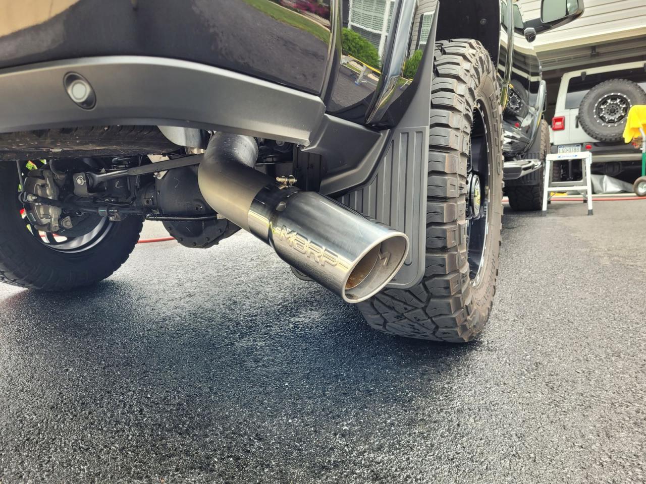 Diesel exhaust adds gas mileage